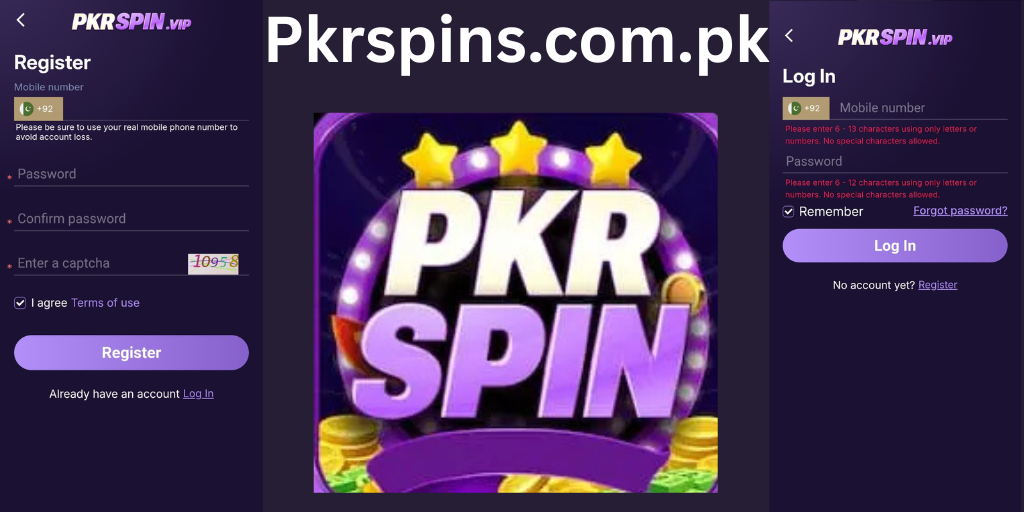 How to create Pkrspins Game account PkrSpins.com.pk